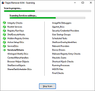 Trojan Remover Active Scan Screenshot